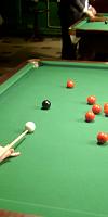 Potting a red